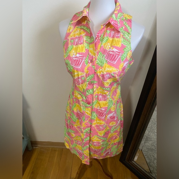 Lilly Pulitzer Printed Summer Dress size 6 - Picture 1 of 8